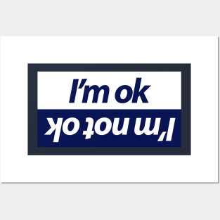 I'm ok funny design for car people Posters and Art